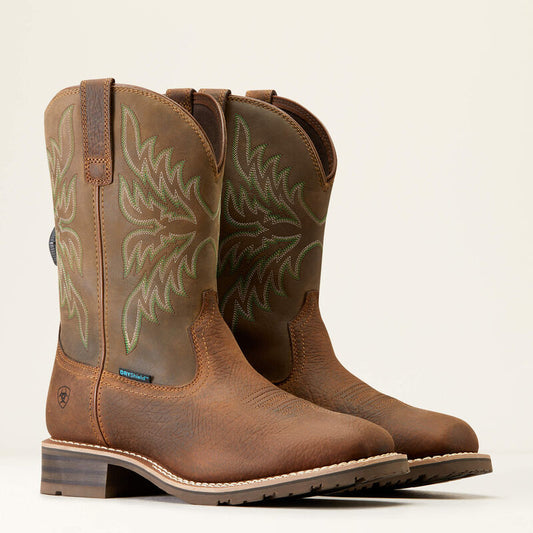 10046933 ARIAT HYBRID RANCHER COWBOY-ACORN BROWN BOOTS