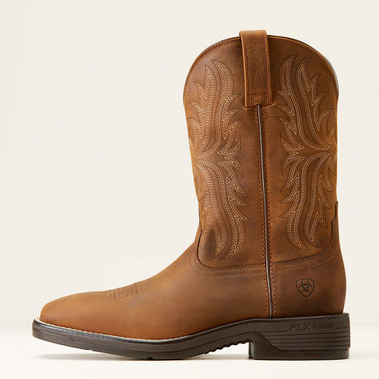 10046982 ARIAT RIDGEBACK WESTERN BOOT-OILY TAN