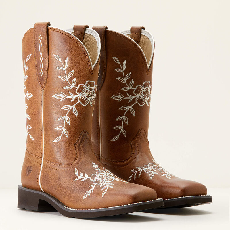 10053598 FLORAL WESTERN BOOT WOMEN