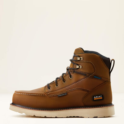10053615 REBAR WEDGE MOC TOE 6' WATERPROOF COMPOSITE TOE WORK BOOT