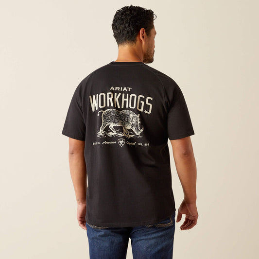 10054446  ARIAT REBAR COTTON STRONG WORKHOG T-SHIRT