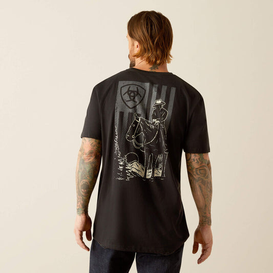 10054842 ARIAT BIG SKY FREEDOM SS TSHRT