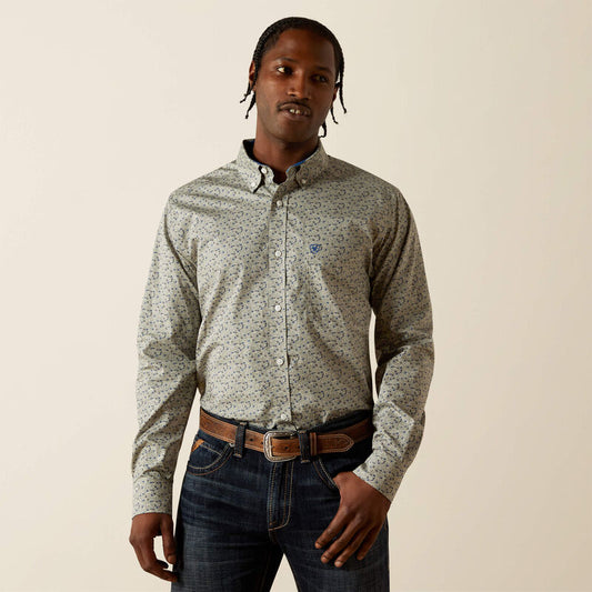 10062233 WRINKLE FREE CADE FITTED SHIRT