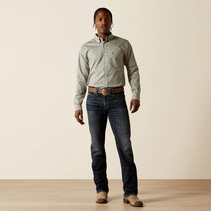 10062233 WRINKLE FREE CADE FITTED SHIRT