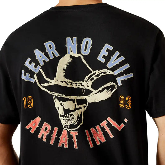 10062423 MNS Ariat Stitched Skull T-Shirt