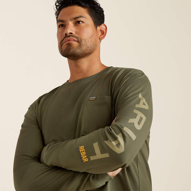 10062758 REBAR COTTON STRONG STANDARD LOGO POCKET T-SHIRT