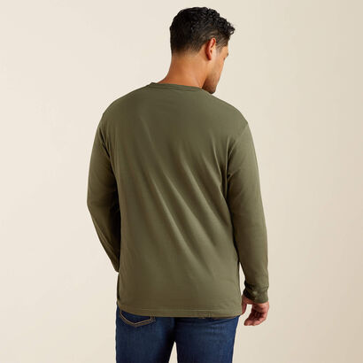 10062758 REBAR COTTON STRONG STANDARD LOGO POCKET T-SHIRT