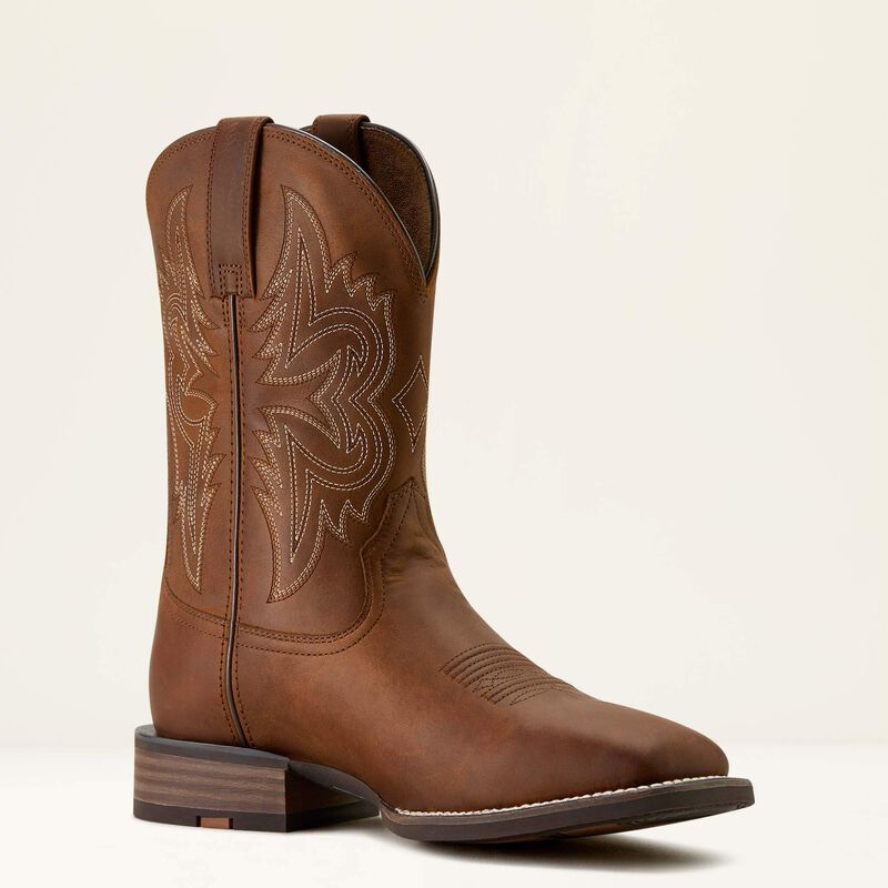 10063869 MNS WESTERN BIG RIG WIDE SQUARE TOE COWBOY BOOT