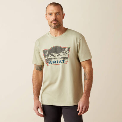 10065889 ARIAT STAMPED LANDSCAPE T-SHIRT