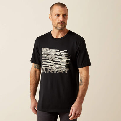 10065892 ARIAT FREEDOM FLAG T-SHIRT