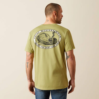 10065894 ARIAT REATTLER WARNING T-SHIRT
