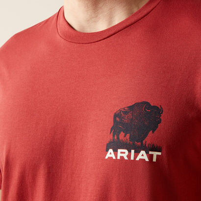 10065897 ARIAT BUFFALO FLAG T-SHIRT