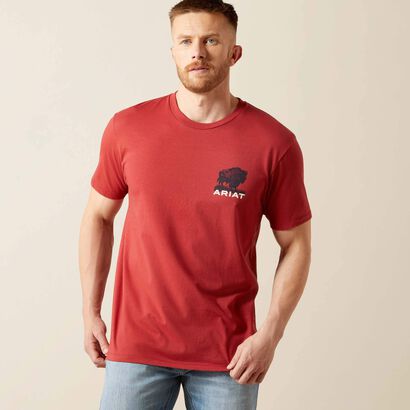 10065897 ARIAT BUFFALO FLAG T-SHIRT