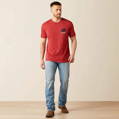 10065897 ARIAT BUFFALO FLAG T-SHIRT