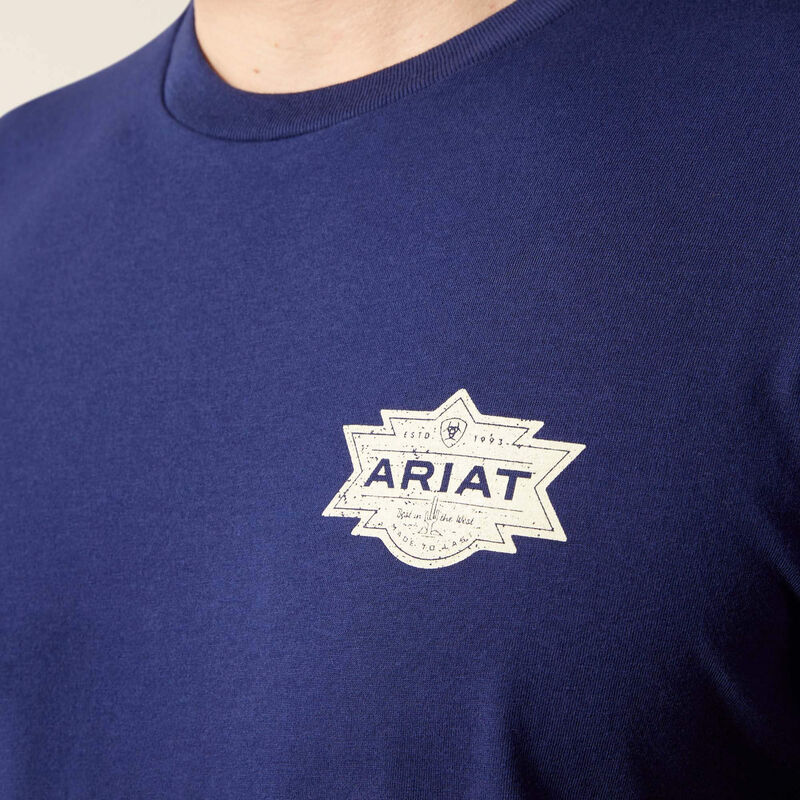 10065904 ARIAT MESA MOTIF LOCKUP T-SHIRT