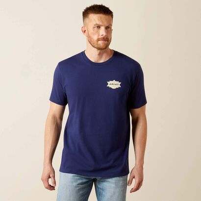 10065904 ARIAT MESA MOTIF LOCKUP T-SHIRT