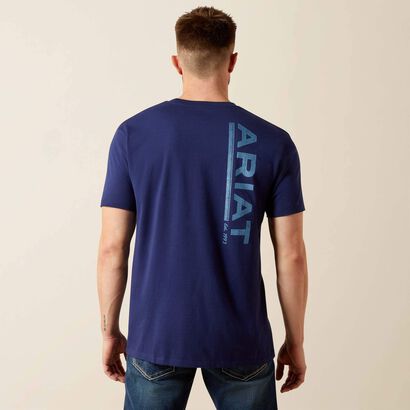 10065905 ARIAT NEW VERTICAL LOGO T-SHIRT