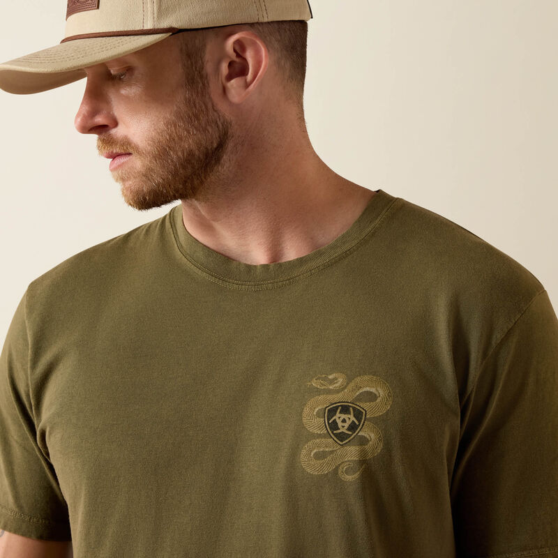 10071191 ARIAT SNAKE CLASSIC FIT T-SHIRT