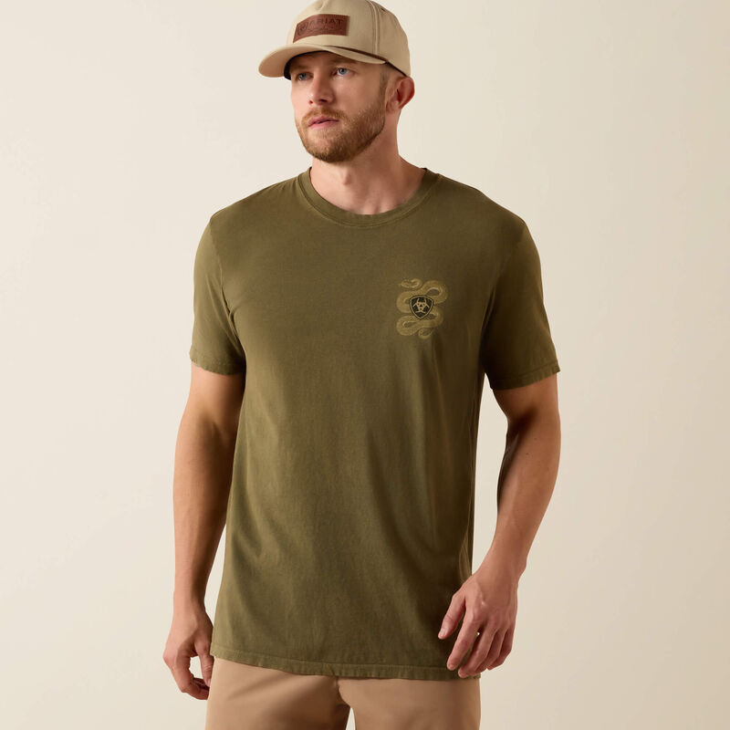 10071191 ARIAT SNAKE CLASSIC FIT T-SHIRT