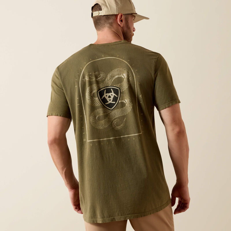 10071191 ARIAT SNAKE CLASSIC FIT T-SHIRT