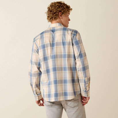 10071619 RETRO HORACE FITTED SNAP SHIRT ARIAT