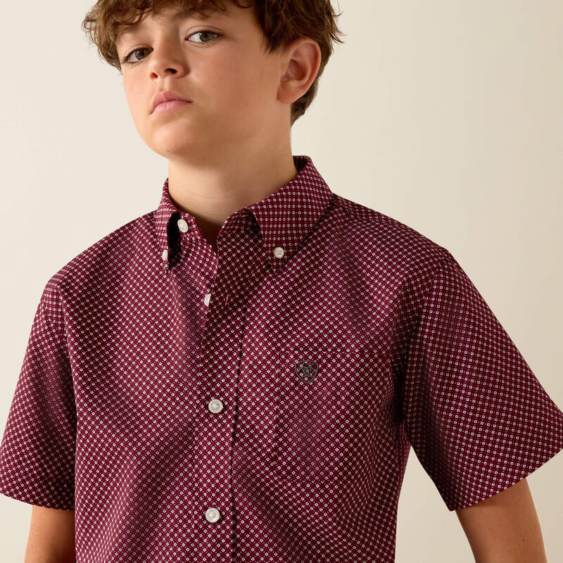 10071675 ARIAT PIPPIN SHIRT BOYS
