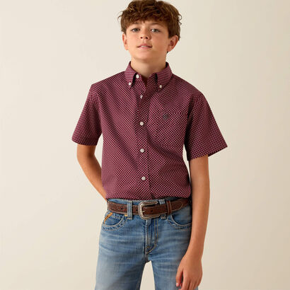 10071675 ARIAT PIPPIN SHIRT BOYS