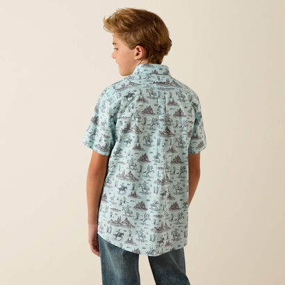 10071677 ARIAT PRATT SHIRT BOYS