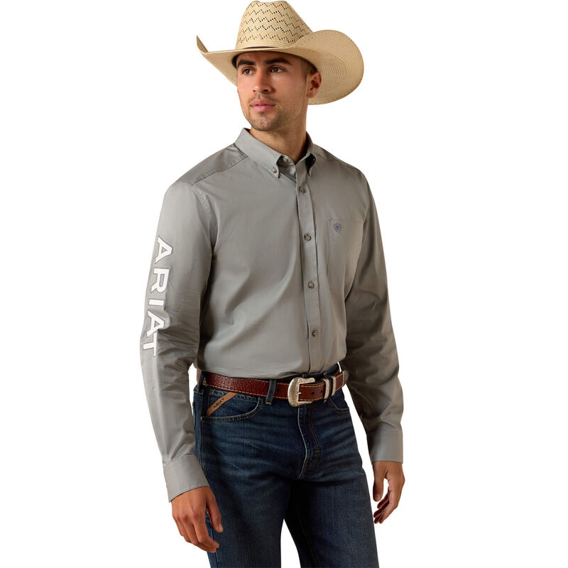 10071690 ARIAT Team Logo Standard Twill Fitted Shirt