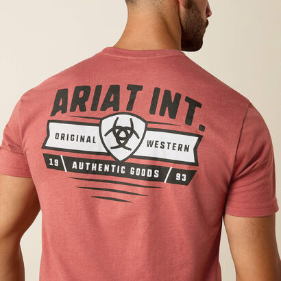 10073957 ARIAT BANNER BADGE T-SHIRT