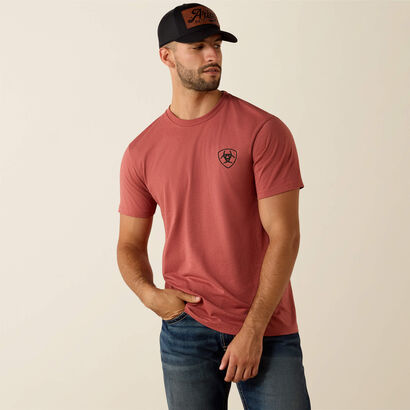 10073957 ARIAT BANNER BADGE T-SHIRT