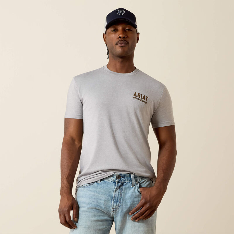 10073960 ARIAT OUTLINE SHOP T-SHIRT