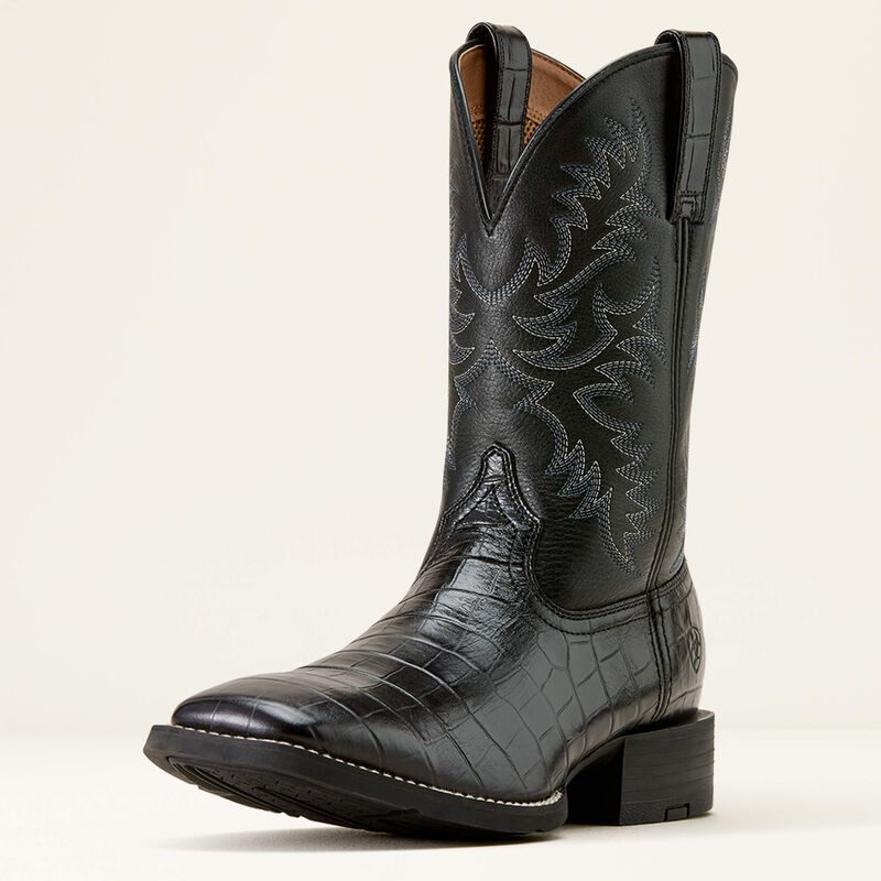 10074166 MNS SPORT LATIGO WIDE SQUARE TOE COWBOY BOOT