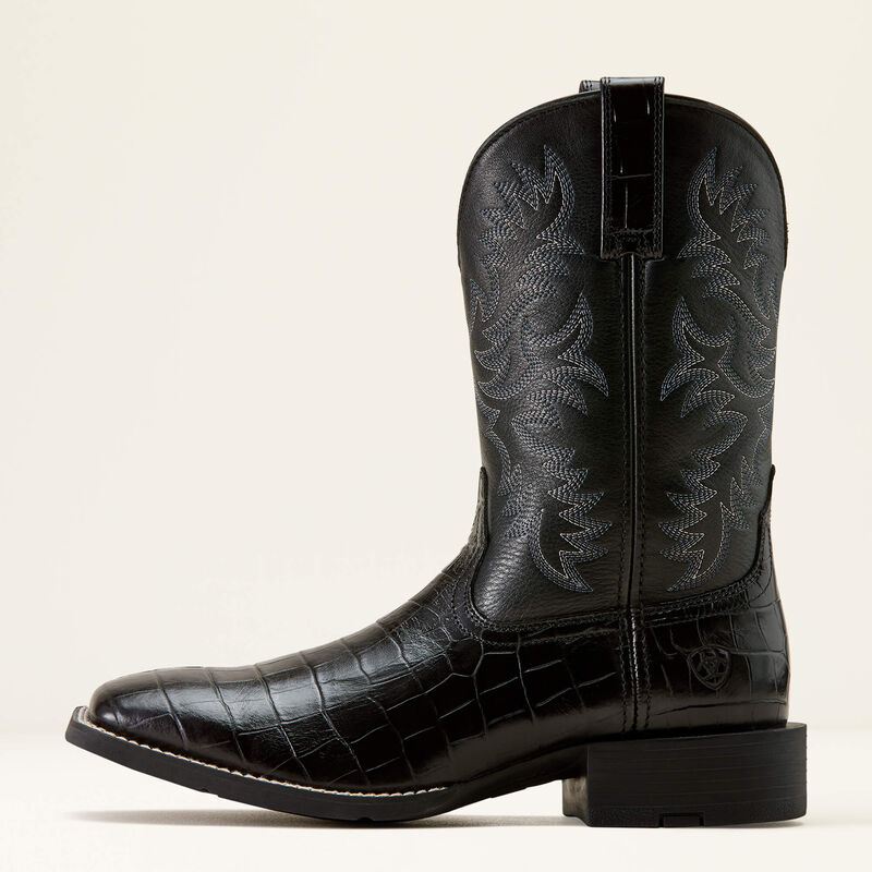 10074166 MNS SPORT LATIGO WIDE SQUARE TOE COWBOY BOOT