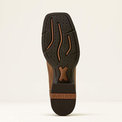 10074320 ARIAT ROUND UP HOLLY WIDE SQUARE TOE WESTERN BOOT WOMEN
