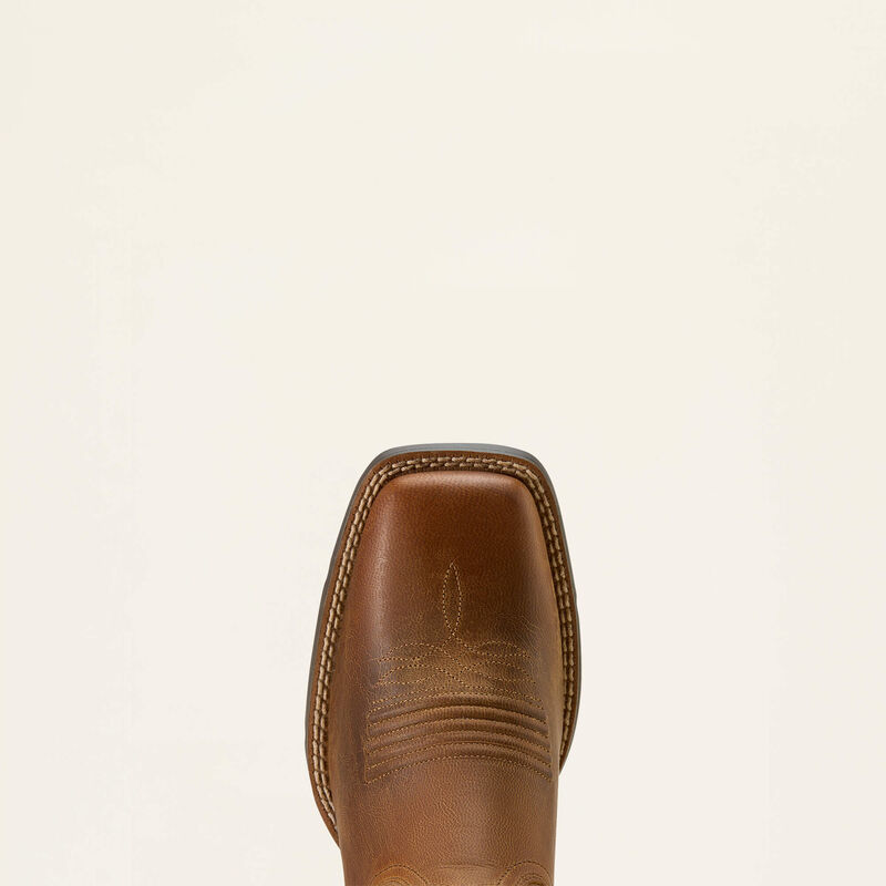10074320 ARIAT ROUND UP HOLLY WIDE SQUARE TOE WESTERN BOOT WOMEN