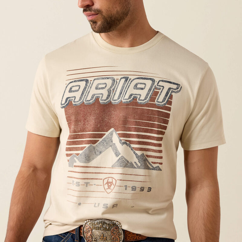 10079270 ARIAT NINETIES COWBOY T-SHIRT