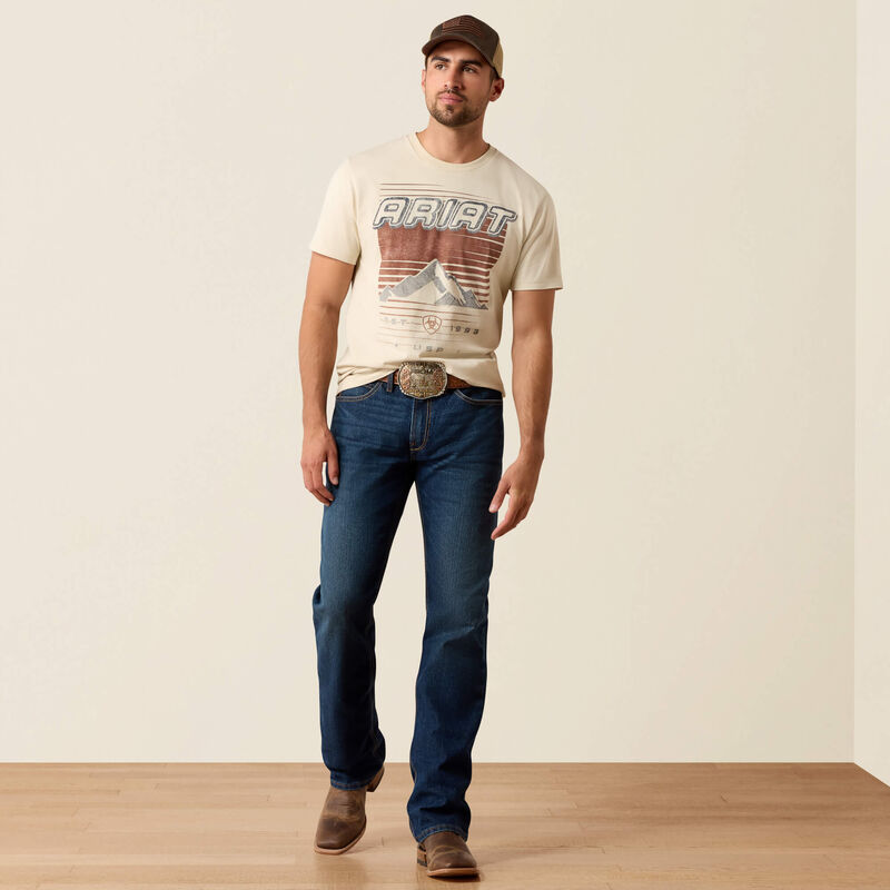 10079270 ARIAT NINETIES COWBOY T-SHIRT