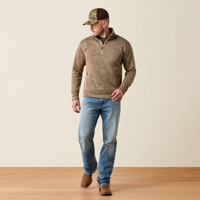 10079435 CALDWELL 1/4 ZIP SWEATER
