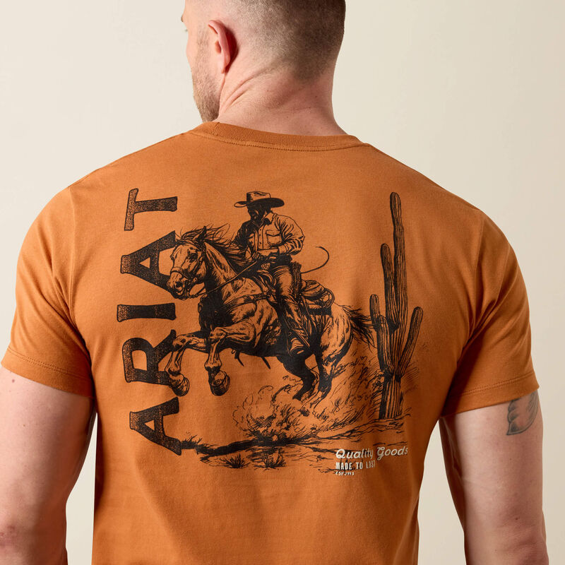 10079568 ARIAT TOBACCO TOUGH T-SHIRT