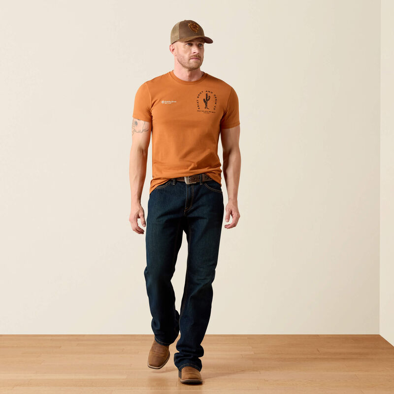 10079568 ARIAT TOBACCO TOUGH T-SHIRT