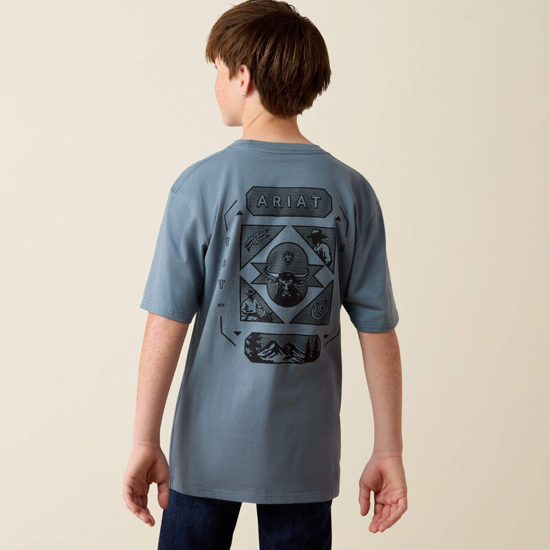 10080600 ARIAT ROPE AND RIDE T-SHIRT