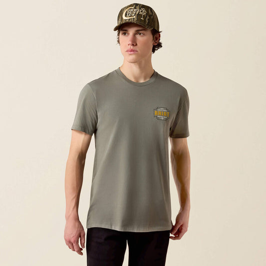 10080732 ARIAT SOUTHWEST CROOS BADGE T-SHIRT