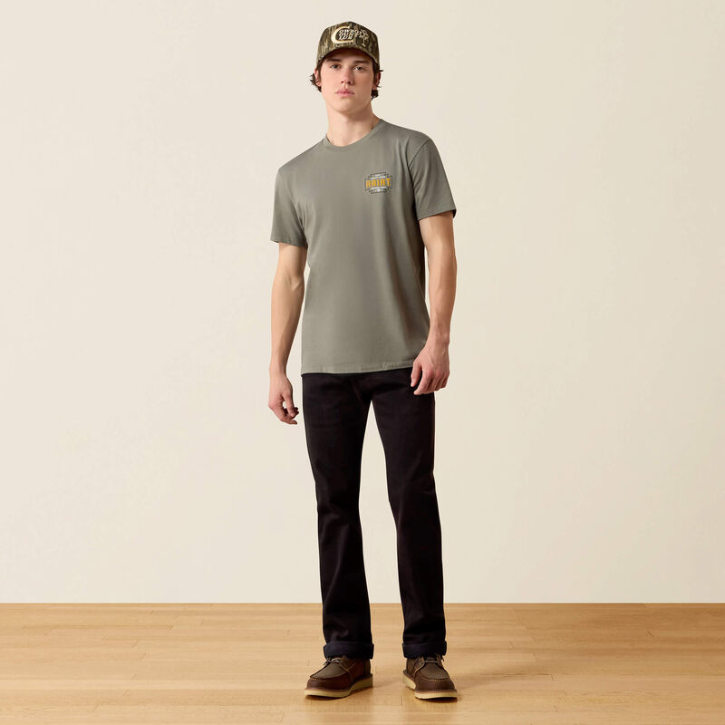 10080732 ARIAT SOUTHWEST CROOS BADGE T-SHIRT