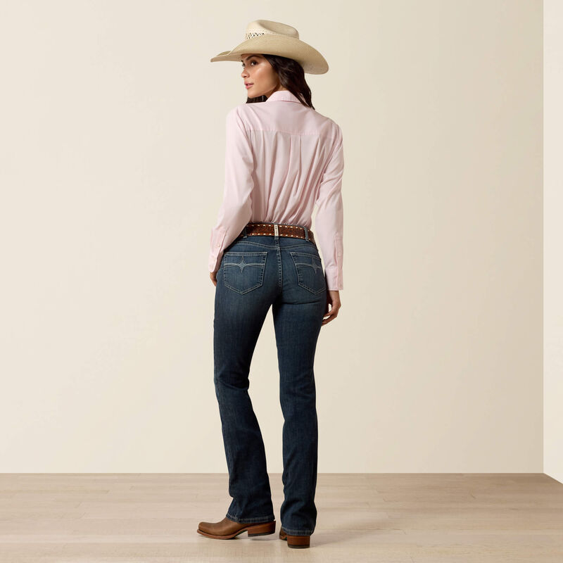 10080822 ARIAT WOMEN'S PERFECT RISE IYLA BOOT CUT JEANS