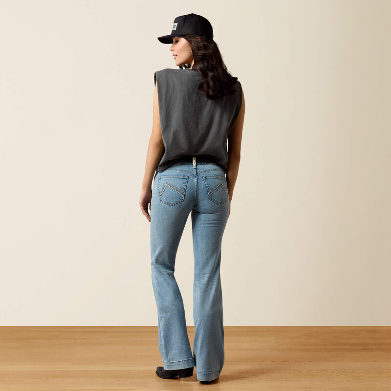 10080869 MID RISE SAIGE SLIM TROUSER JEANS WOMEN'S