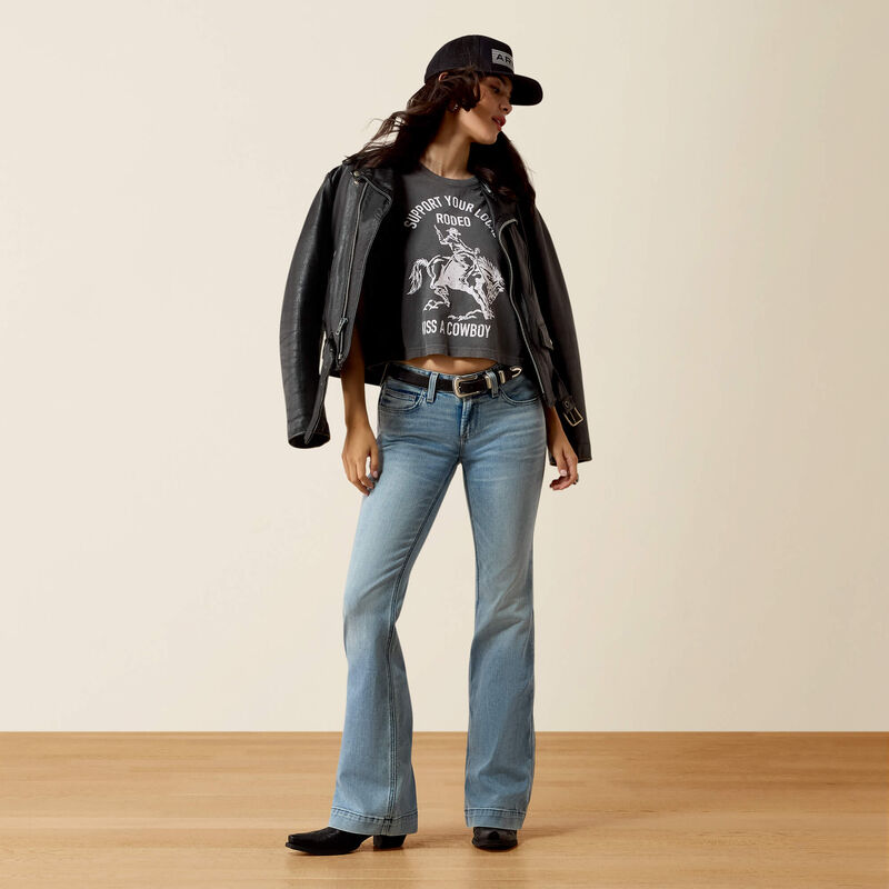 10080869 MID RISE SAIGE SLIM TROUSER JEANS WOMEN'S