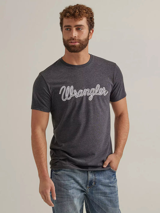 112344108 MEN'S WRANGLER ROPE LOGO T-SHIRT