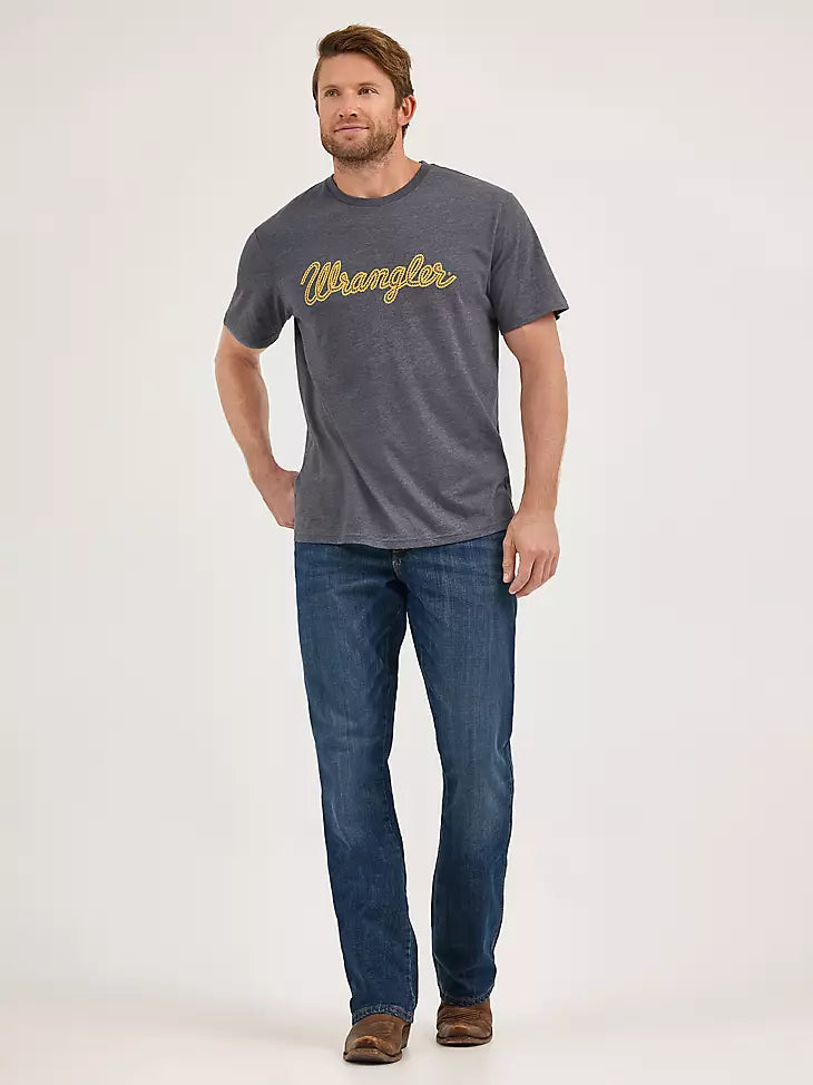 112344109 MEN'S WRANGLER ROPE LOGO T-SHIRT