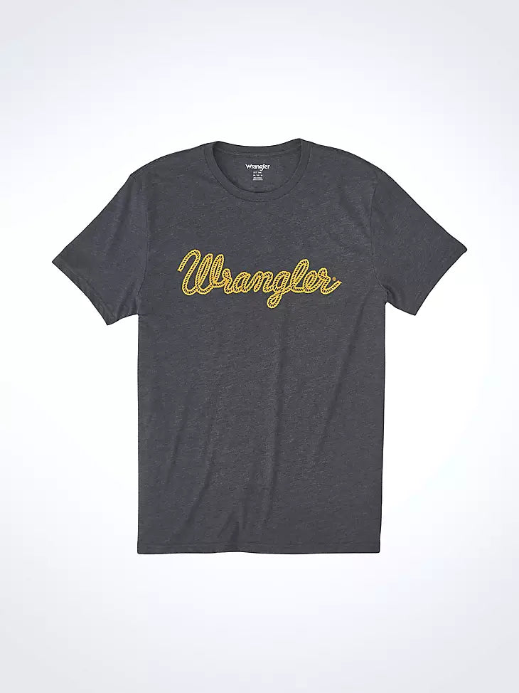 112344109 MEN'S WRANGLER ROPE LOGO T-SHIRT